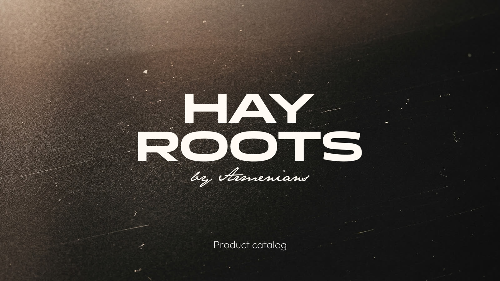 Hay Roots catalog page 1