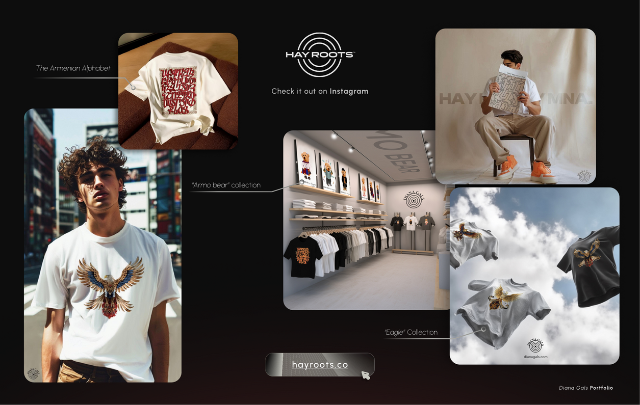 Hay Roots brand collections moodboard